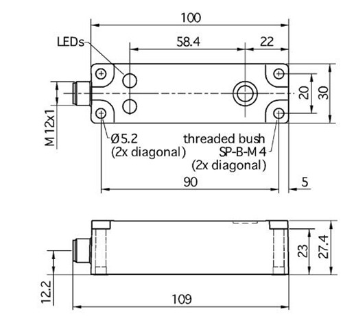 超聲波傳感器 lcs-35/IU/QP