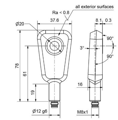 超聲波傳感器 pms-25/CU/A1