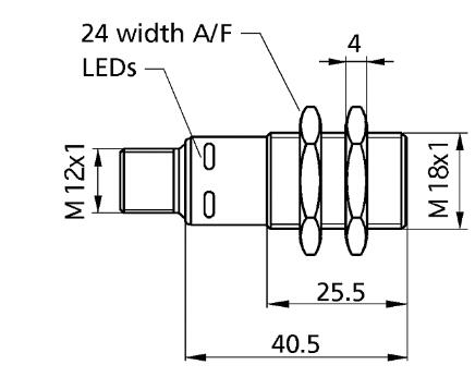對射式超聲波傳感器 ews-15/M18/CD Set