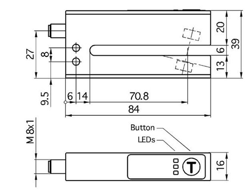 超聲波標簽和接頭檢測傳感器 esf-1/CF