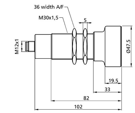 超聲波傳感器 mic-340/DD/M