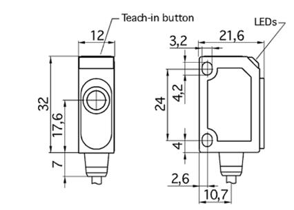超聲波傳感器 zws-15/CD/QS /K10,0
