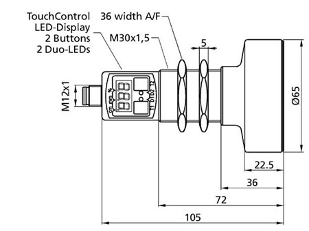 超聲波傳感器 crm+600/IU/TC/E
