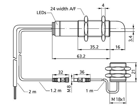 超聲波雙張控制器 dbk+4/WK/3CDD/M18 E+S