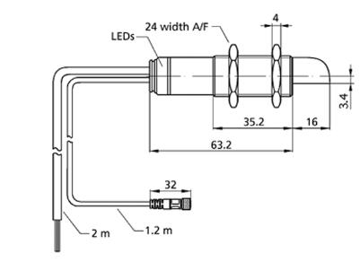 超聲波雙張控制器 dbk+4/Empf/WK/3BEE/ M18