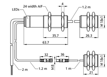 超聲波雙張控制器 dbk+4/M18/3CDD/M18 E+S
