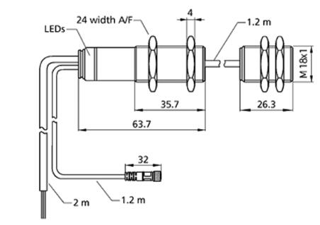 超聲波雙張控制器 dbk+4/Empf/M18/3CDD/ M18